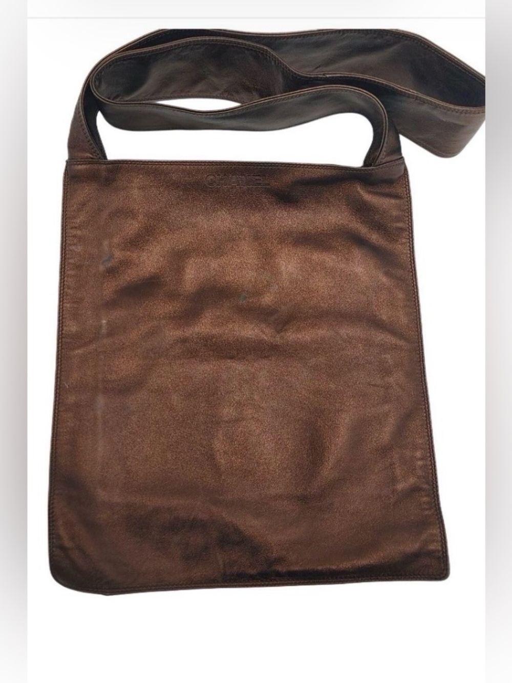✨Live Show Listing✨ Chanel Brown/Bronze Shoulder Bag w/COA